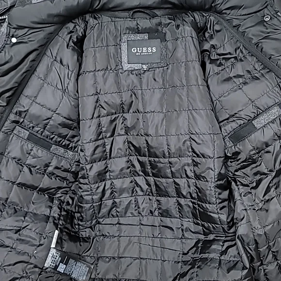 Guess wool blend pea coat